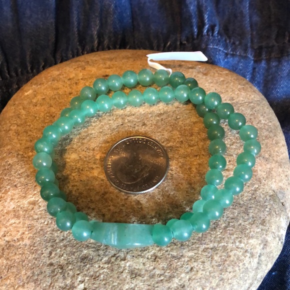 NWT AVENTURINE GEMSTONE BRACELET - Picture 5 of 5